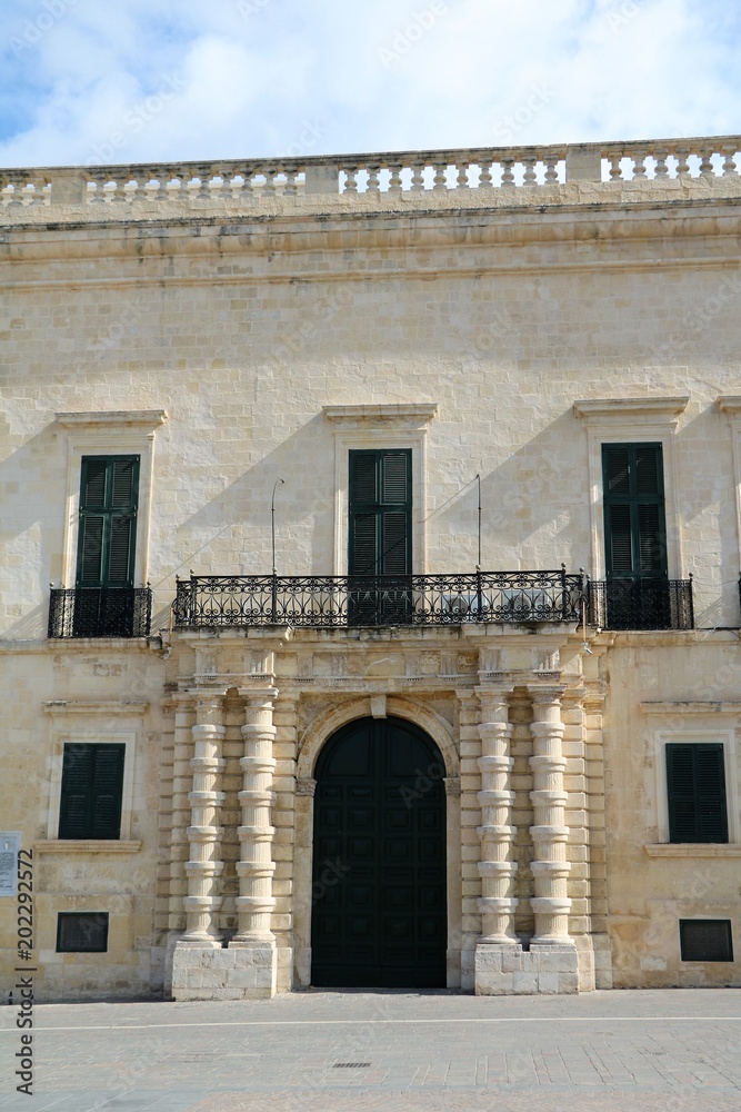 The Grandmaster’s Palace in Valletta, Malta