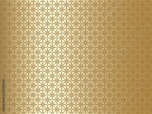 Gold Background with Geomet...