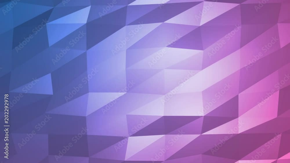 Abstract polygonal background animation, molecule and communication background