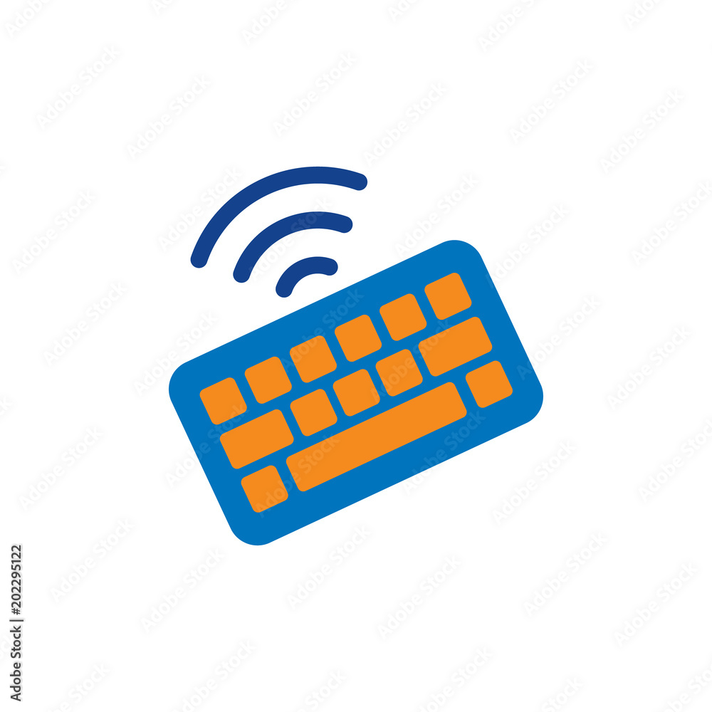 Wireless Keyboard Icon Design Wireless Keyboard Icon Design