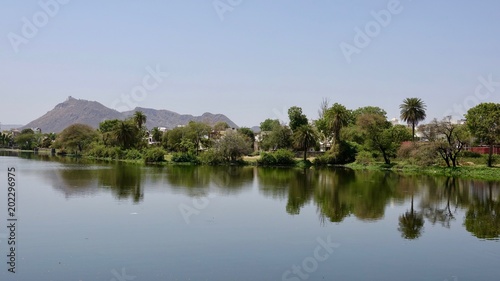 Landwirtschaft und Landschaft in Rajasthan, Indien