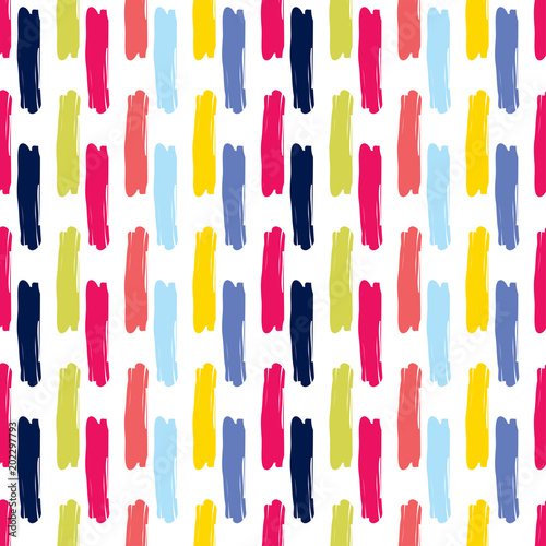 Seamless geometric pattern. The texture of the strips. Brushwork. Scribble texture. Textile rapport.