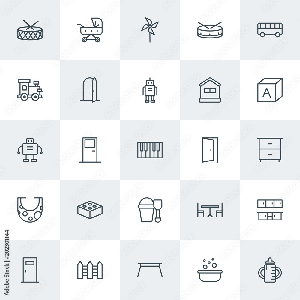 Modern Simple Set of furniture, kids and toys Vector outline Icons. Contains such Icons as carriage, building, coffee, bottle, cute and more on white background. Fully Editable. Pixel Perfect. Modern Simple Set of furniture, kids and toys Vector outline Icons. Contains such Icons as carriage, building, coffee, bottle, cute and more on white background. Fully Editable. Pixel Perfect.