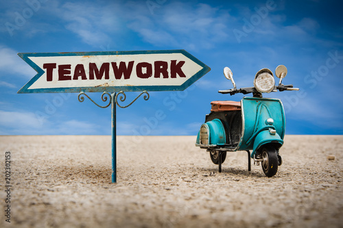 Schild 305 - Teamwork