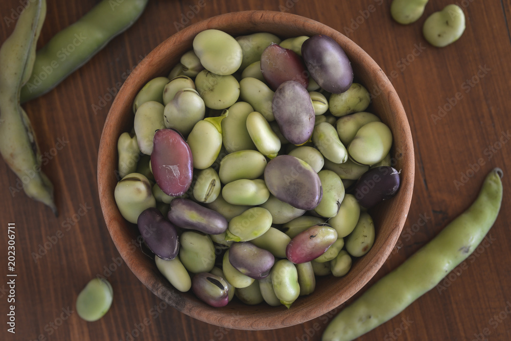 Fava Beans in a bowl Fava Beans in a bowl