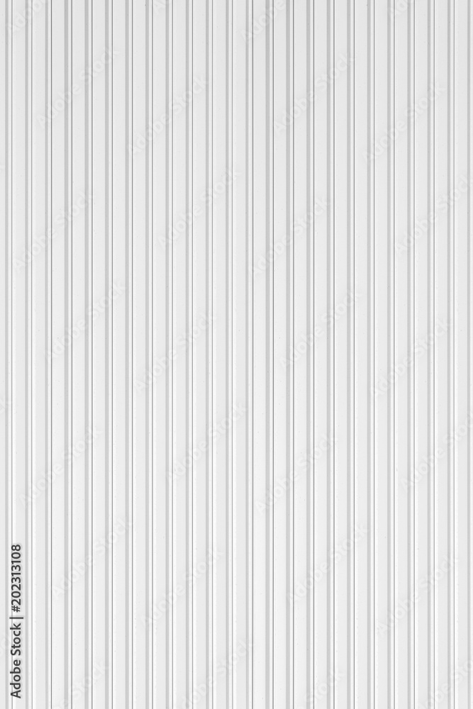 White corrugated metal texture surface or galvanize steel background