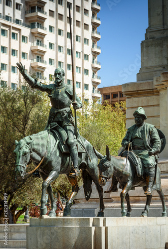 Don Quijote monument,Madrid,Spain
