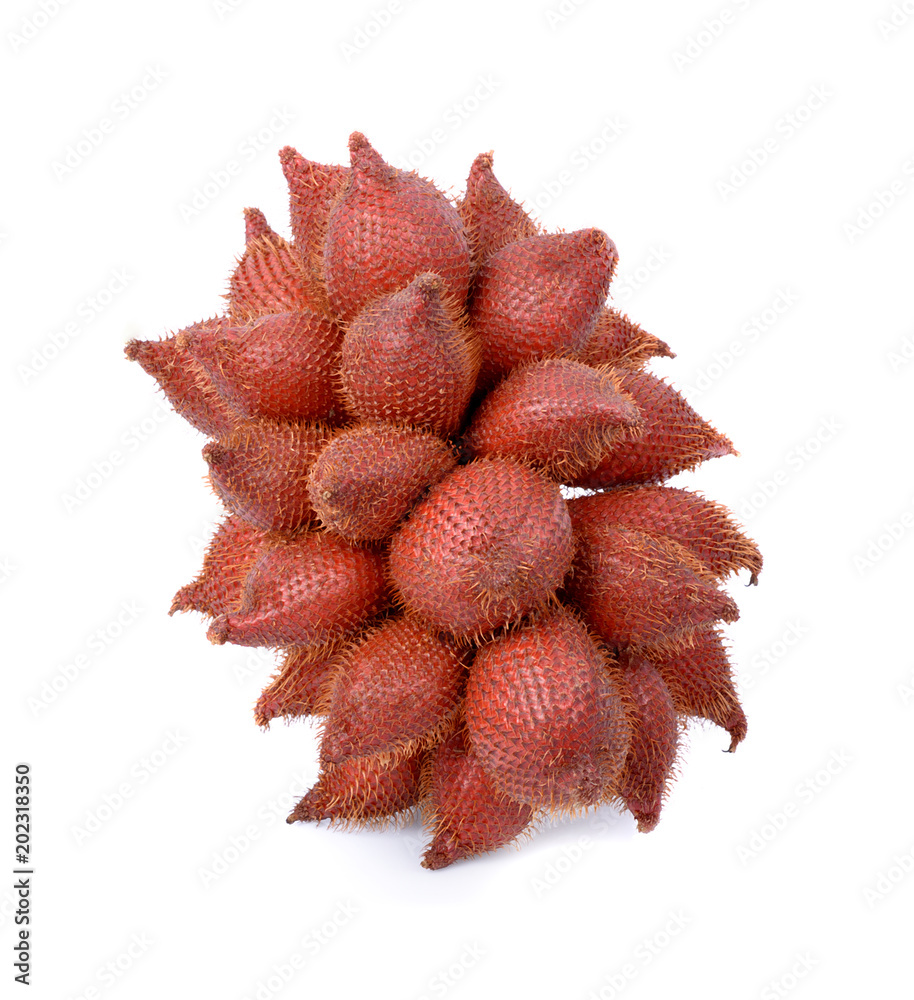 Fototapeta premium salak snake fruit isolated on white background