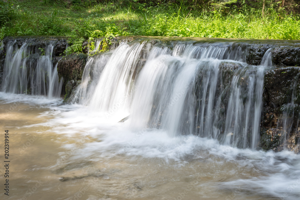 Cascades on Tanew River in Roztocze National Park