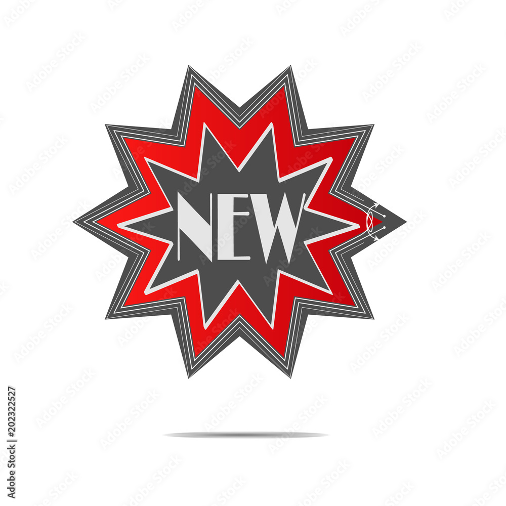 new star burst sticker label banner badge stamp button sale illustration vector new star burst sticker label banner badge stamp button sale illustration vector