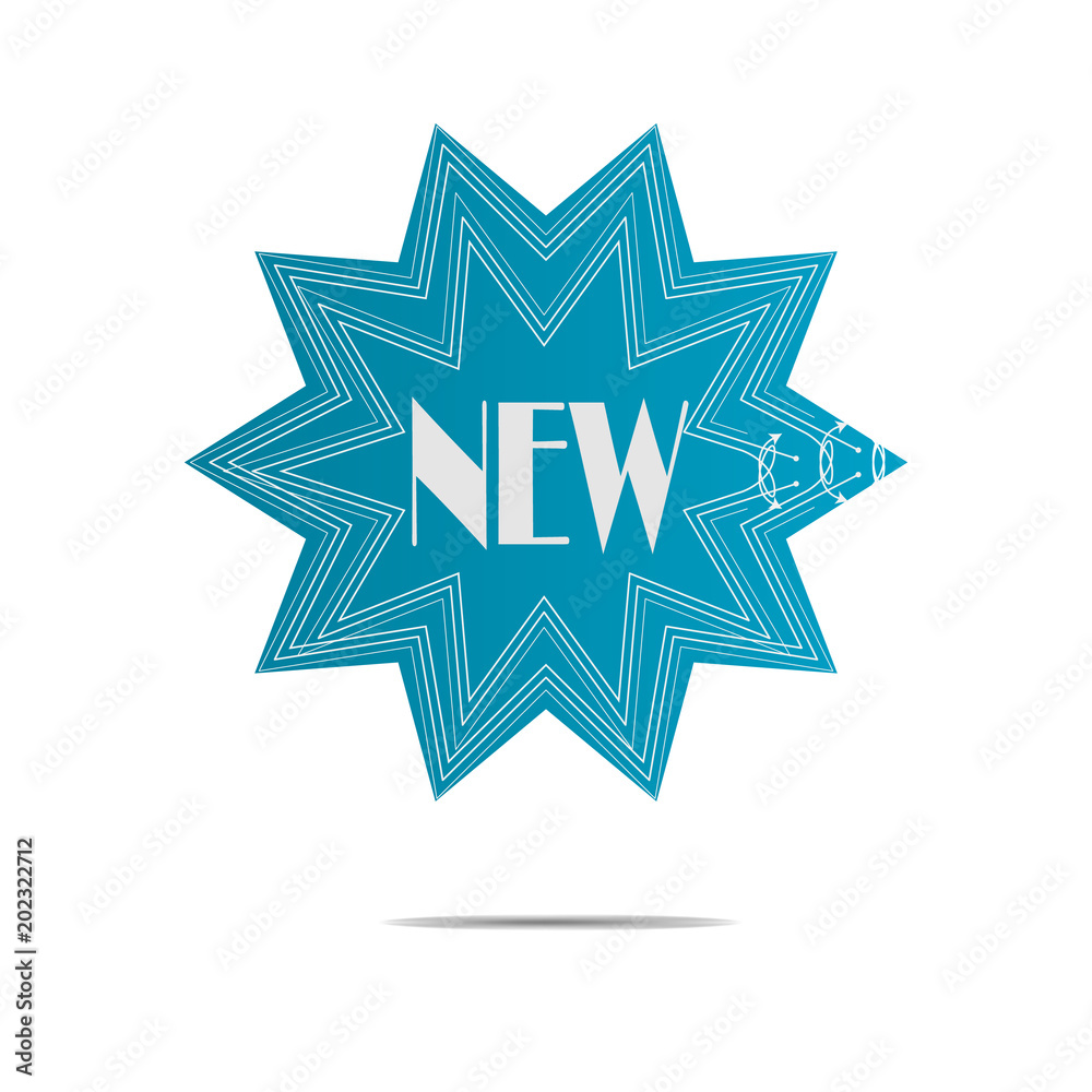 new star burst sticker label banner badge stamp button sale illustration vector new star burst sticker label banner badge stamp button sale illustration vector