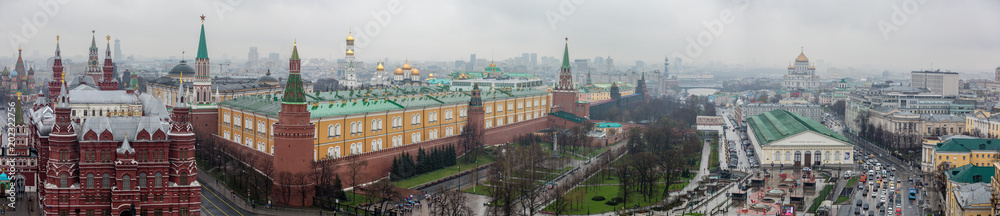 Panorama from the roof of the Russian Parliament Panorama from the roof of the Russian Parliament