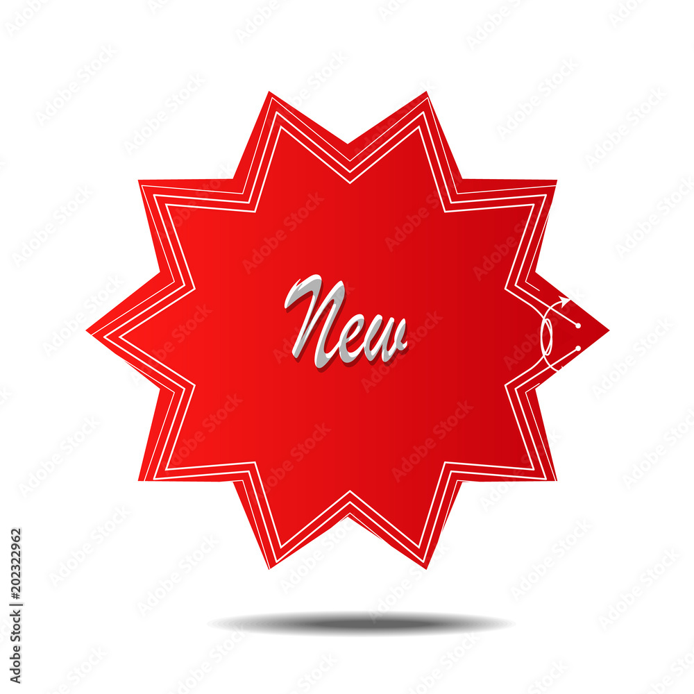 new star burst sticker label banner badge stamp button sale illustration vector new star burst sticker label banner badge stamp button sale illustration vector