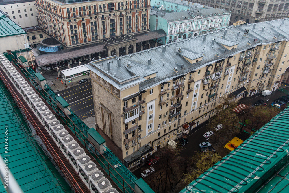 Naklejka premium Panorama from the roof of the Russian Parliament