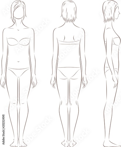 Female silhouette