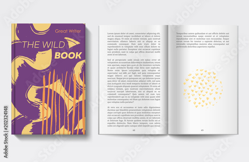 Book design template