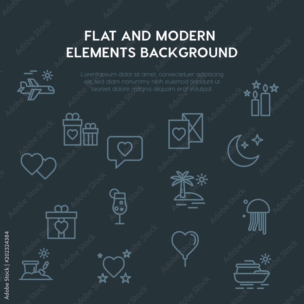 travel, valentine outline vector icons and elements background concept on dark background.Multipurpose use on websites, presentations, brochures and more travel, valentine outline vector icons and elements background concept on dark background.Multipurpose use on websites, presentations, brochures and more
