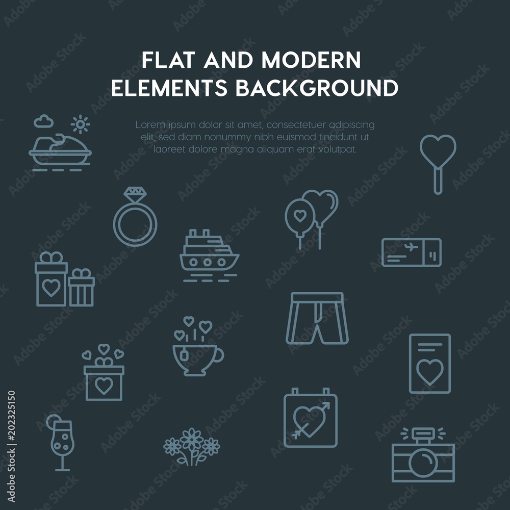 travel, valentine outline vector icons and elements background concept on dark background.Multipurpose use on websites, presentations, brochures and more travel, valentine outline vector icons and elements background concept on dark background.Multipurpose use on websites, presentations, brochures and more
