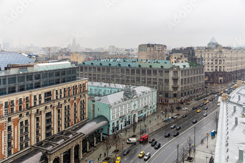 Panorama from the roof of the Russian Parliament