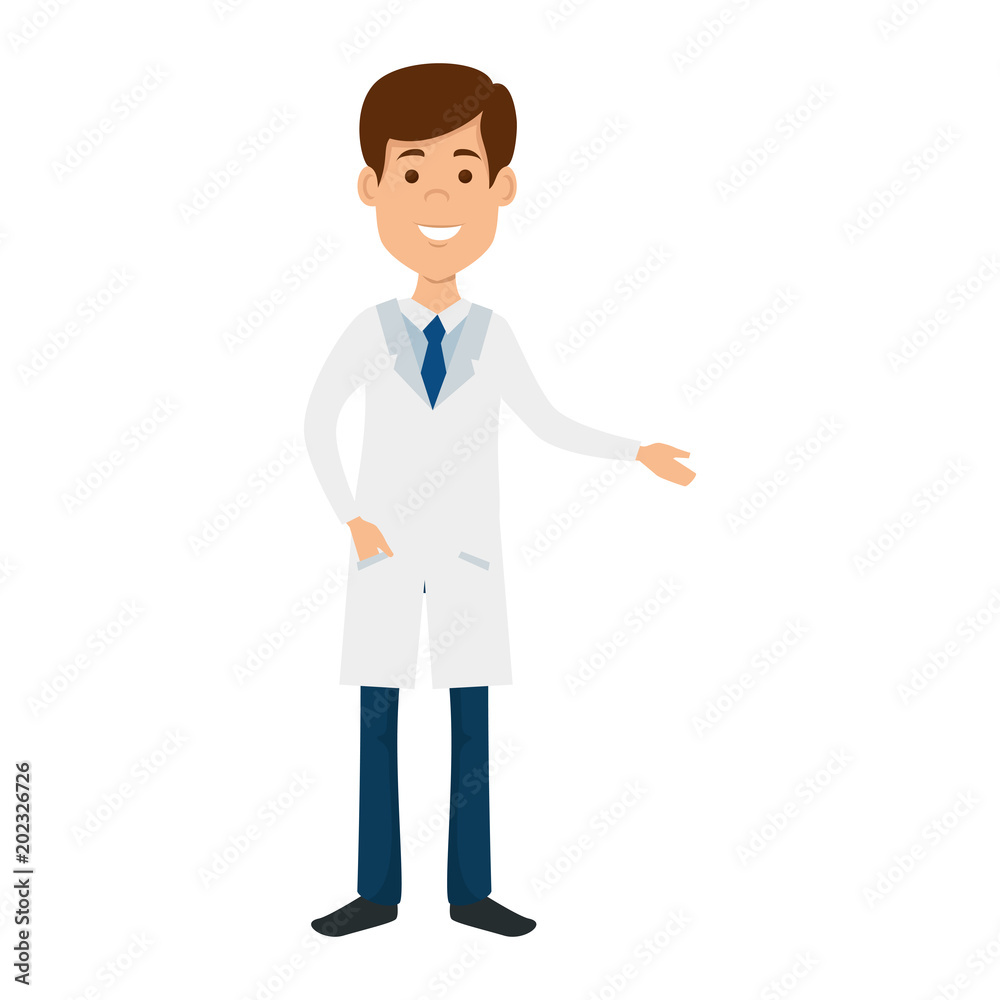 doctor professional avatar character vector illustration design doctor professional avatar character vector illustration design