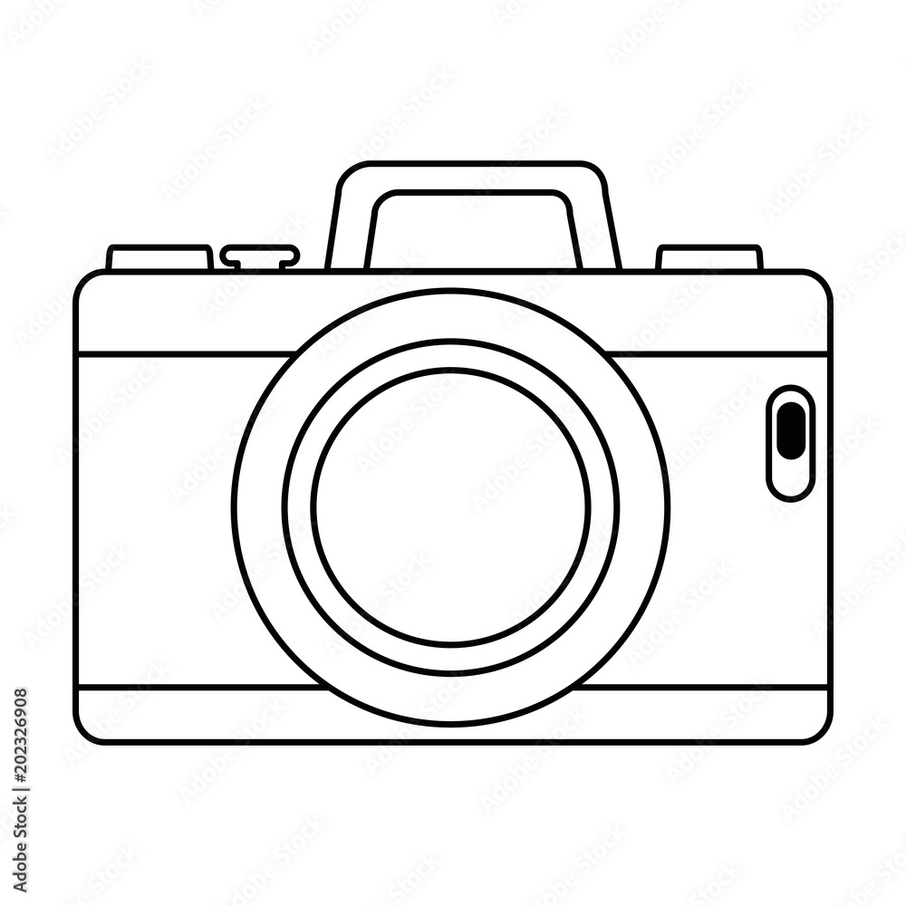 camera photographic isolated icon vector illustration design camera photographic isolated icon vector illustration design