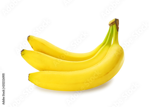 Bananas fruits isolated