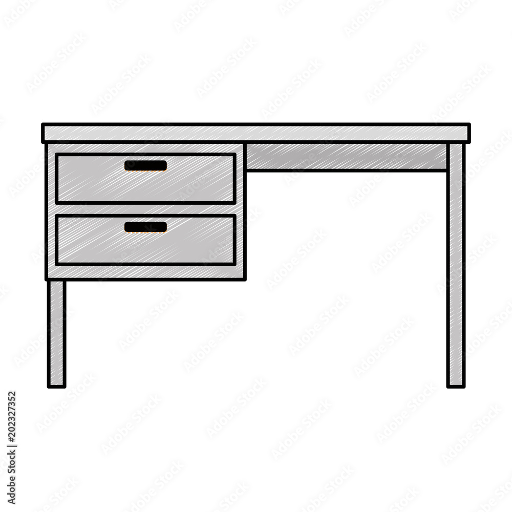 office wooden desk icon vector illustration design office wooden desk icon vector illustration design