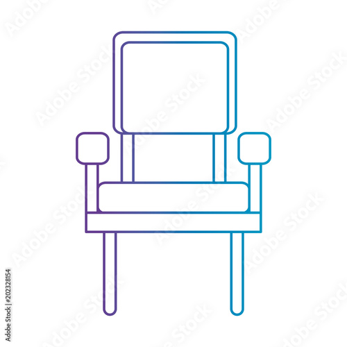 waiting room chairs icon vector illustration design