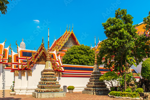  Temple of  Reclining Buddha  Bangkok  Thailand.