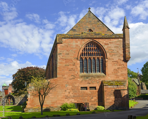 Carlisle, The Fratry - The Augustinian canons ate their meals in the fratry on the upper floor of building. Carlisle is a city and the county town of Cumbria. photo