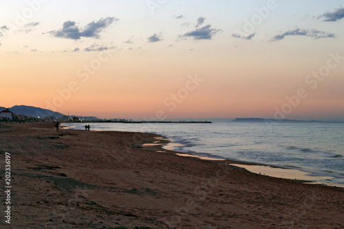 Sunset at the beach