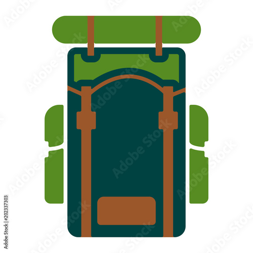 Outdoor Aktivitäten Icon - Rucksack