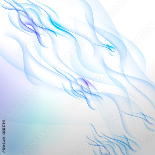 Abstract movement of beautiful curves