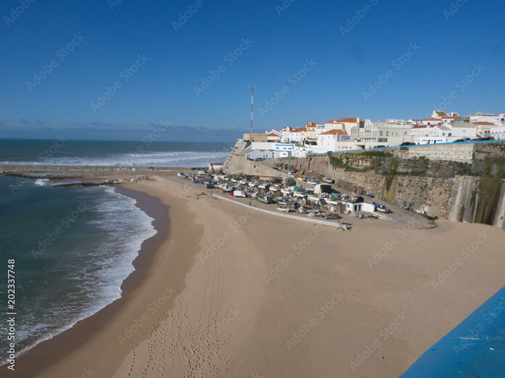 Ericeira City View Scenic Port Panorama Ericeira City View Scenic Port Panorama