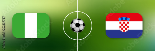 Fußball - Nigeria gegen Kroatien