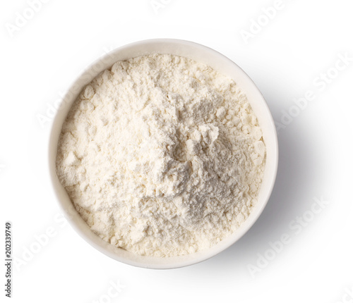 Canvas Print bowl of flour