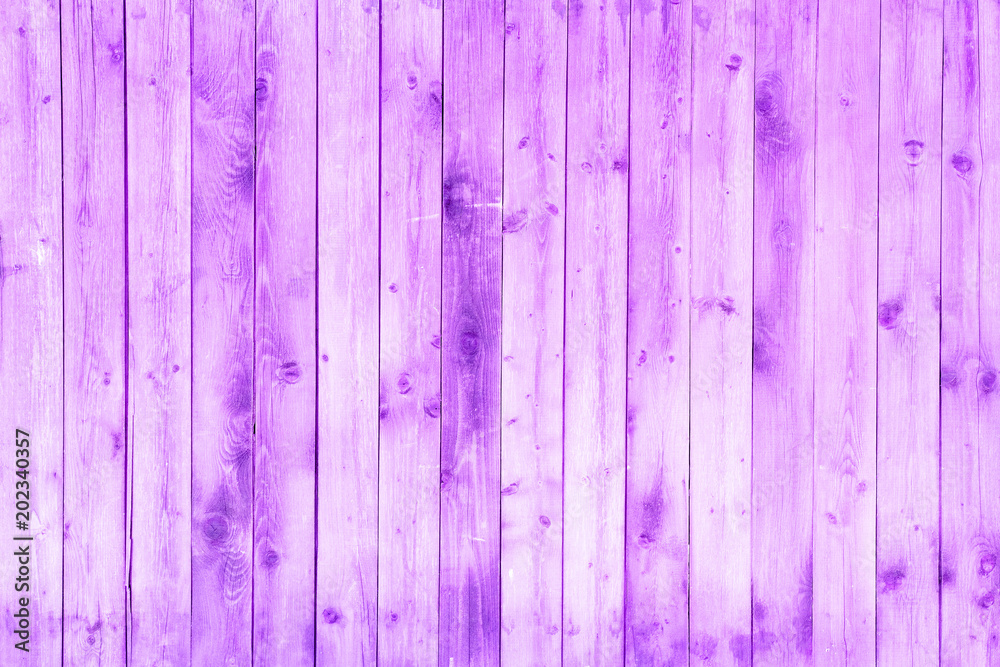 Fototapeta premium Ultra violet wooden wall
