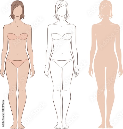 Female silhouette