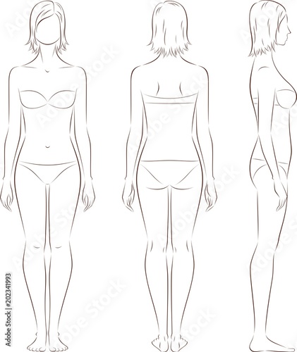 Female silhouette