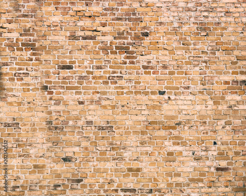 Texture of an old red brick. vintage