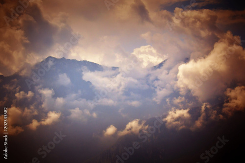 Berg Wolken Himmel © Sonja