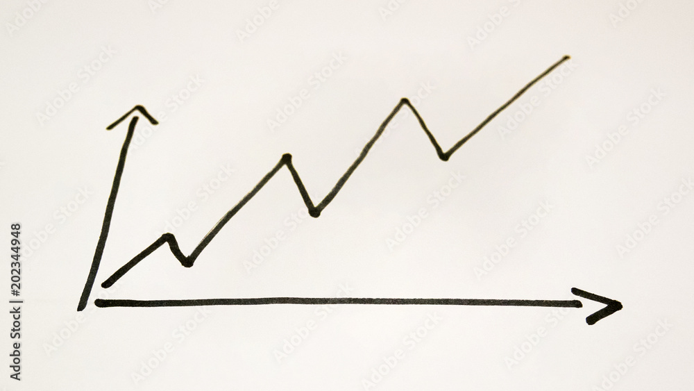 Going Up Arrow Rising Data Going Up Arrow Rising Data