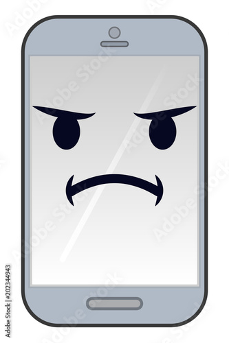 Smartphone Emoji beleidigt