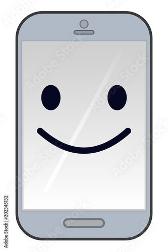 fröhliches Smartphone Emoji