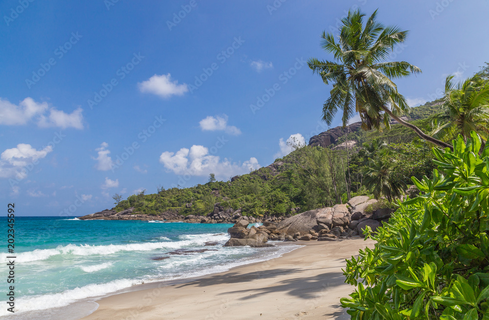 Anse Major Strand auf Mahe Seychellen Anse Major Strand auf Mahe Seychellen