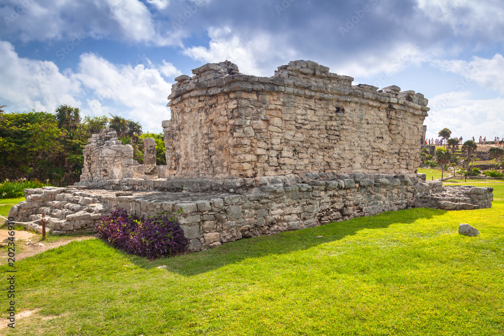 Archaeological ruins of Tulum in Mexico