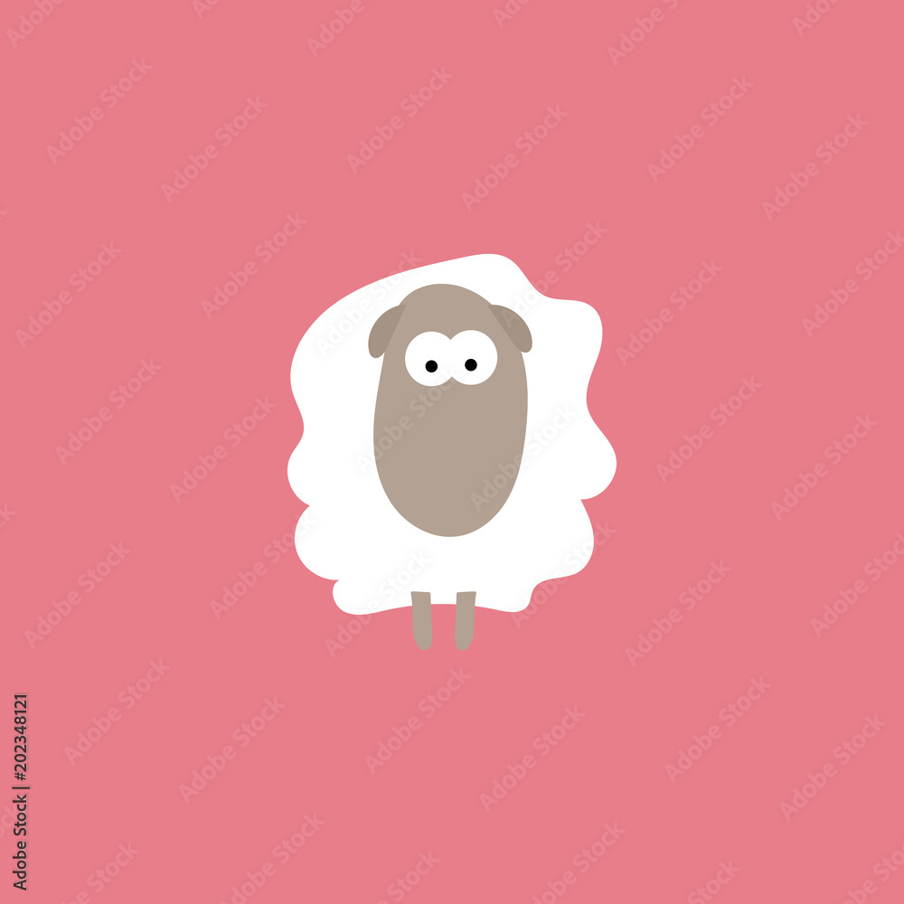 Vector cartoon sheep Vector cartoon sheep