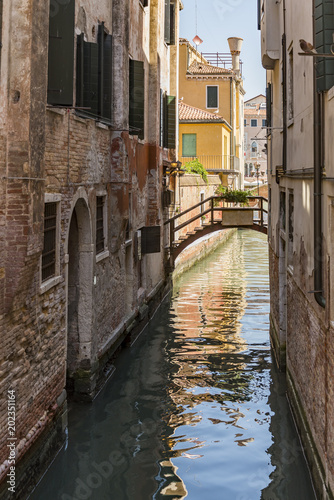 Beautiful view of the Venetian canal