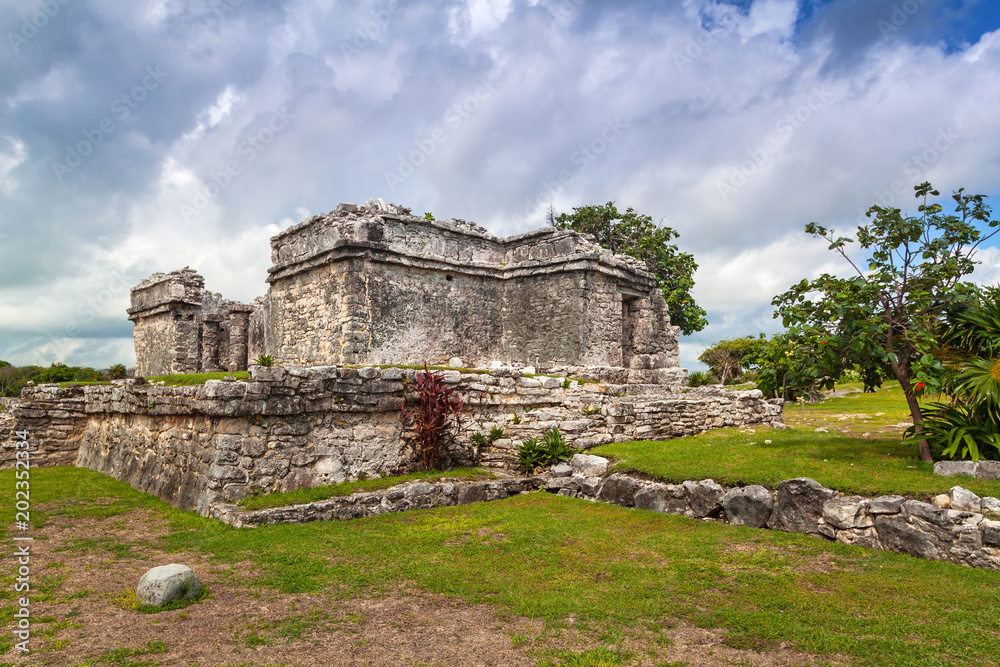 Archaeological ruins of Tulum in Mexico