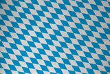 Bavarian Flag Blue and White Diamond Pattern Texture Leather Background